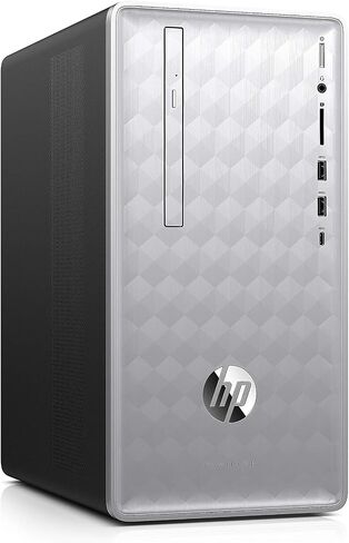 HP 2024 Newest Victus Gaming Desktop, AMD Ryzen 5-5600G(6-core), 64GB RAM, 1TB SSD, AMD Radeon RX 6400 Graphics, Wi-Fi 6, Bluetooth, USB-A&C, Windows 11 Home, with USB WiFi Adapter in Saudi Arabia