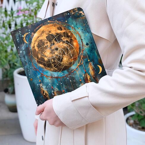 Case for Samsung Galaxy Tab S6 Lite 10.4 Inch 2022/2020, Slim Multi-Angle Smart Stand Cover with Automatic Sleep/Wake Function for Samsung S6 Lite SM-P610/P613/P615/P619, Moon Dream Catcher in Saudi Arabia