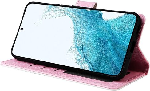 حافظة هاتف Asuwish لهاتف Samsung Galaxy A54 5G، غطاء فليب خلوي مع واقي شاشة من الزجاج المقسى، حامل بطاقة زهرة، حبل حامل A545G A 54 54A 4G G5 SM A546U للنساء والرجال وزهرة الورد in Kuwait