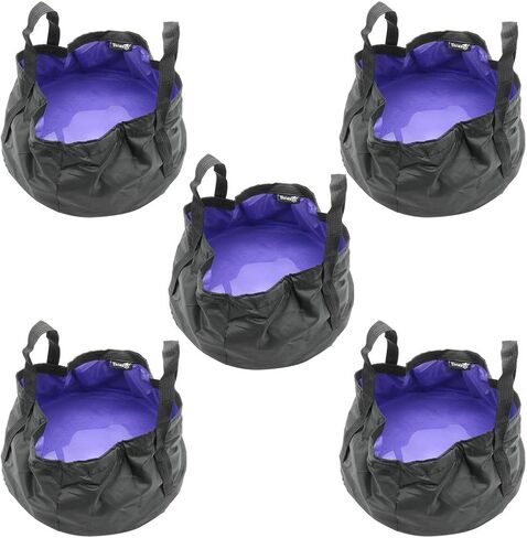 TRENDBOX Multiple Foldable Wash Basin Sink Water Bag Portable Mini 8.5L for Footbath Camping Hiking Outdoor Durable Design in Kuwait