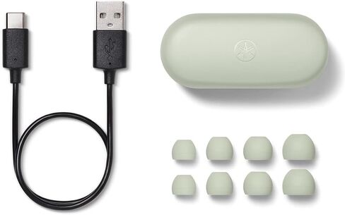 YAMAHA TW-E3C True Wireless Earbuds with Ambient Sound, Clear Voice Calling, & Gaming Mode (Green), Small in Saudi Arabia