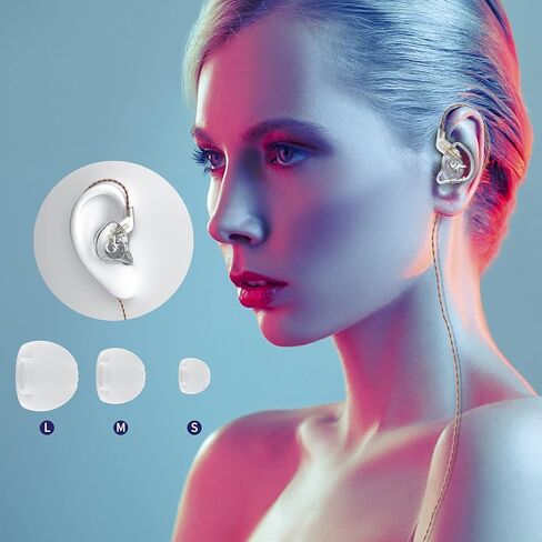 GK GST Headphones in Ear HiFi 1DD 1BA Deep Bass Earbuds with B Pin Detachable Cables, Noise-Isolating Earbuds in Saudi Arabia