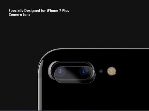 AKWOX (عبوة من 4 قطع) متوافقة مع واقي عدسة الكاميرا iPhone 7 Plus 8 Plus، رفيع للغاية 0.2 مم 9H واقي عدسة الكاميرا من الزجاج الصلب المقوى لهاتف iPhone 7 Plus، مع مضاد للخدش والغبار in Kuwait