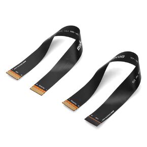 OSOYOO Ribbon Flex Extension 15Pin 1mm Pitch Set 8inch/200mm for Raspberry Pi, Cover Film High Precision Anti-Interference Flex FPC, Type A and Type B, Pack of 2