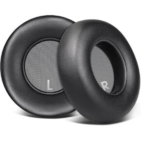 SOULWIT Replacement Ear Pads for JBL Club700BT/Club 700BT Headphones, Earpads Cushions with Softer Protein Leather, Noise Isolation Foam - Black