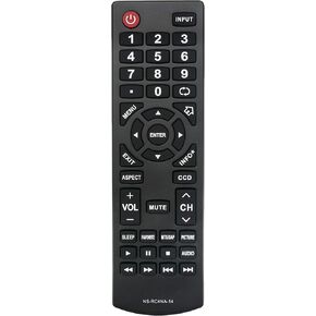 NS-RC4NA-14 Replaced Remote fit for Insignia TV NS-32D200NA14 NS-40D40SNA14 NS-42D40SNA14 NS-46D40SNA14 NS-19E310NA15 NS-28D310NA15 NS-29D310NA15 NS-32D310NA15 NS-39D310NA15 NS-32D311MX15