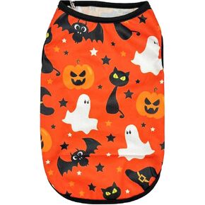 Chihuahua Clothes Halloween Dog Shirt Cat Clothes Soft Light Weight Vest for Halloween Holiday Party Purple01 Small