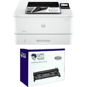 MICR Toner International Laser 4001ne MICR Printer Bundle with 1 MTI W1480A 148A MICR Starter Toner Cartridge (2 Items)