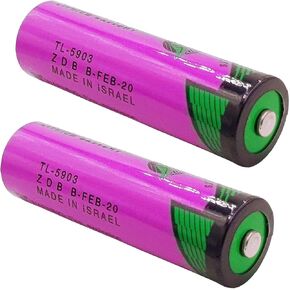 (2 Pieces) 2400mAh Replacement Lithium Battery for Tadiran TL-5903/S AA 3.6v Lithium Batteries Non-Rechargeable Battery