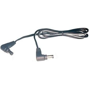 Philmore 6-ft DC Power Cable Cord with 2 Right Angle 2.1 x 5.5mm Male-to-Male Plugs; 48-1048