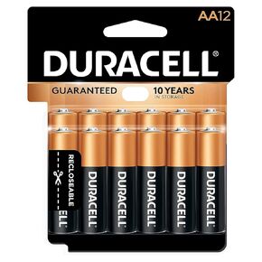 Standard Battery, AA, Alkaline, PK12