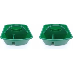 Grooming Cleaning Tool Supplies Tote Caddy - 10.5" x 10" x 6.5" - 2 Pack