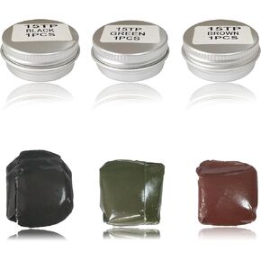 غطاس معجون التنجستين، 3 قطع من معجون التنجستين لوزن سمك الشبوط وشعر صيد السمك سريع السرعة ديربي سيارة وطعم صيد السمك أسود/أخضر/بني in Kuwait