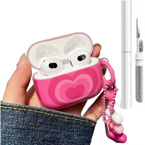 Compatible with Airpods Pro 2nd/1st Generation Case Cover with Cleaner Kit, Cute Cartoon Airpod pro 2 Cover Shockproof Airpods pro 2 Protective Case for AirPod pro 1st/2nd(2023/2022/2019)
