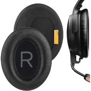 Replacement QC45 Earpads for Bose QuietComfort 45 Over-Ear Headphone, Compatible QC45 Ear Cushions with Softer Protein Leather, Noise Isolation Memory Foam, Black