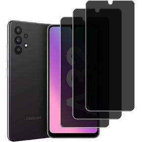 [3 Pack] Privacy Screen Protector for Samsung Galaxy A32 5G, 9H Hardness, Anti-Scratch, Anti Spy, Tempered Glass Screen Protector for Samsung Galaxy A32 5G
