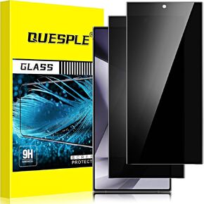Galaxy S24 Ultra Privacy Screen Protector, 2 Pack Shatterproof Premium Tempered Glass Film for Samsung Galaxy S24 Ultra 5G Privacy Screen Protector/ 3D Curved/Easy Installation/Case-Friendly