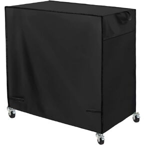 Patio Cooler Cart Cover, Fits for Most 80 Quart Rolling Cooler Cart Cover, Waterproof Patio Ice Chest Protective Covers for Outdoor Bar Cart, 33L X 19W X31H in