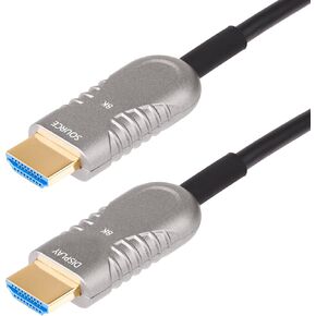 StarTech.com 50ft (15.2m) HDMI 2.1 Hybrid Active Optical Cable (AOC), CMP Plenum, 8K60Hz, Ultra High Speed HDMI 2.1/2.0 Cable
