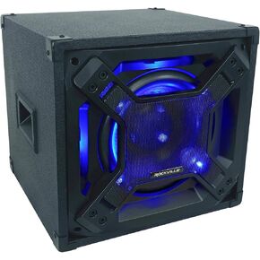 Rockville BASS Blaster 12 12" 800w Powered Home Audio Subwoofer Theater Sub, Black