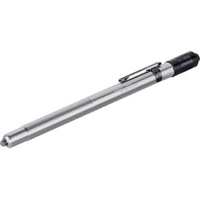 Streamlight 65016 Stylus 2-Lumen Blue LED Pen light with 3 AAAA Alkaline Batteries, Silver