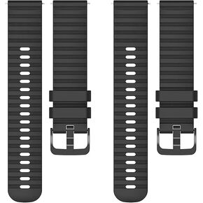 عبوتان متوافقتان مع Garmin Vivoactive 3 / Garmin Vivoactive 5 / Garmin Venu Sq، إطلاق سريع 20 مم لـ Garmin Venu 2 Plus/Garmin Forerunner 245/Forerunner 55