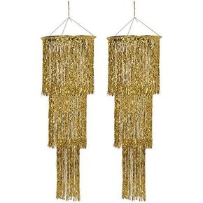 Beistle Gold 3-Tier Shimmering Chandelier