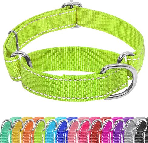 Seyezo Martingale Dog Collar - Adjustable No Buckle Slip Collar,XS,Hot Pink in Saudi Arabia