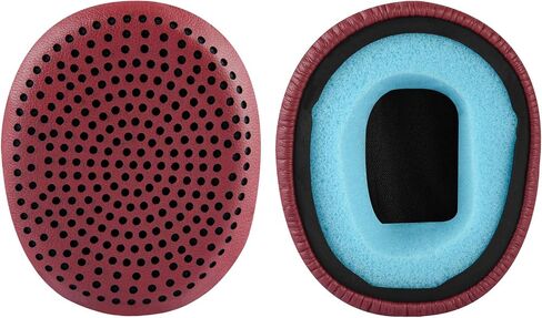 Geekria QuickFit Replacement Ear Pads for Skullcandy Riff Wireless Headphones Ear Cushions, Headset Earpads, Ear Cups Cover Repair Parts (Moab Red) in Saudi Arabia