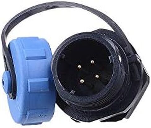 SP13 Aviation Connector M13 Female Plug + Circular Male Socket Φ13mm Outdoor Waterproof IP68 Plastic Connectors with Cap Panel Mount Gold Plated 4 Pin for Industrial Device Power Signal in Saudi Arabia