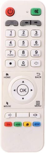 استبدال وحدة التحكم عن بعد angwang باللون الأبيض لصندوق LOOL Loolbox IPTV Box Great BEE IPTV ونموذج 5 أو 6 ملحقات الصندوق العربي، 170x50x23 مم/6.6x1.9x0.9 بوصة in Kuwait