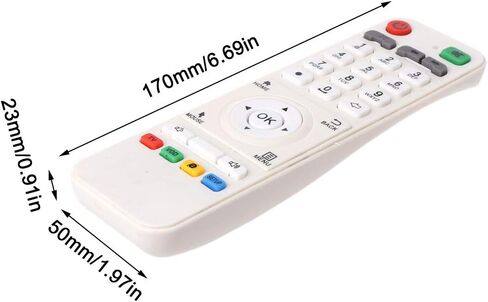 استبدال وحدة التحكم عن بعد angwang باللون الأبيض لصندوق LOOL Loolbox IPTV Box Great BEE IPTV ونموذج 5 أو 6 ملحقات الصندوق العربي، 170x50x23 مم/6.6x1.9x0.9 بوصة in Kuwait