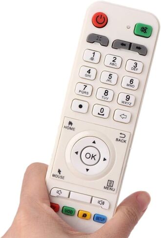 استبدال وحدة التحكم عن بعد angwang باللون الأبيض لصندوق LOOL Loolbox IPTV Box Great BEE IPTV ونموذج 5 أو 6 ملحقات الصندوق العربي، 170x50x23 مم/6.6x1.9x0.9 بوصة in Kuwait