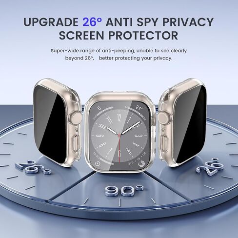 Goton Privacy Waterproof Case for Apple Watch 44mm Series 6/5/4/SE in Saudi Arabia