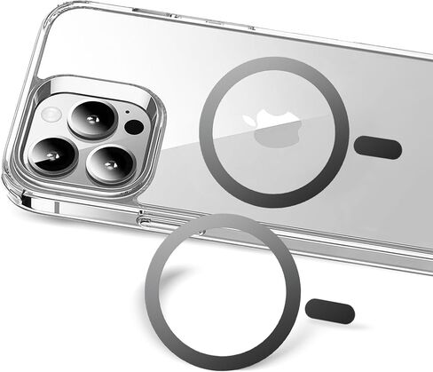 Universal Metal Rings Sticker Compatible with Magsafe Ultra-Thin(0.2mm) - 5 PCS in Saudi Arabia