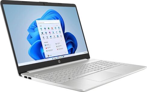 HP 15s 15.6" HD Business Laptop (4-Core Intel Celeron N4120, 8GB RAM, 512GB PCIe SSD, Intel UHD 600, WiFi, Bluetooth, Webcam, Win 10 Pro) w/DKZ Hub USB Port Expander in Saudi Arabia