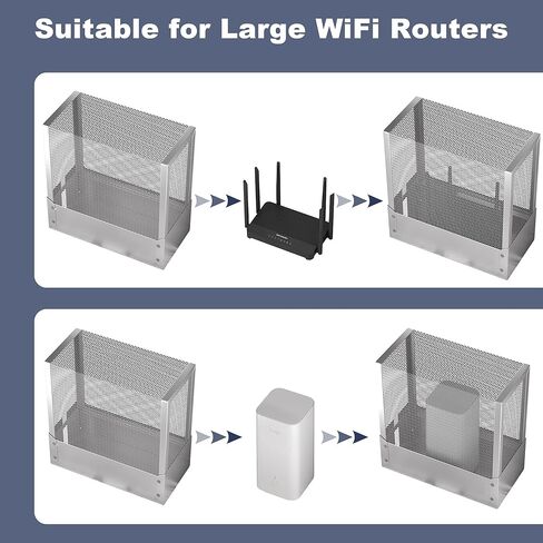 Large WiFi Router Cover, Faraday Cage for WiFi Router, Stainless Steel WiFi Router Cover in Kuwait