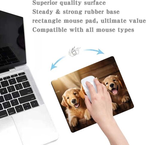 Mouse Pad,Doge Taco Fllow Your Dream Mouse Pad,Gaming Mouse Pad,Non-Slip Rubber Base Mousepad for Laptop,Mouse Pads for Wireless Mouse,Desk Dad Desk Decor with Design in Saudi Arabia