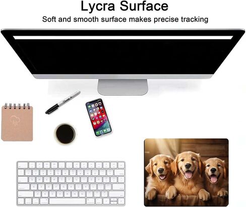 Mouse Pad,Doge Taco Fllow Your Dream Mouse Pad,Gaming Mouse Pad,Non-Slip Rubber Base Mousepad for Laptop,Mouse Pads for Wireless Mouse,Desk Dad Desk Decor with Design in Saudi Arabia