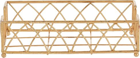 حامل مناديل الكوكتيل من بوسطن إنترناشيونال آرتش ديزاين، 5.25 × 5.25 بوصة، ورق ذهبي in Kuwait