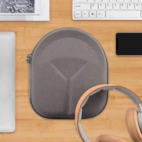 Geekria Shield Headphones Case Compatible with B&O Play Beoplay H9i, H95, H9, H8, H6, H4, H2 Case, Replacement Hard Shell Travel Carrying Bag with Cable Storage (Grey) in Saudi Arabia