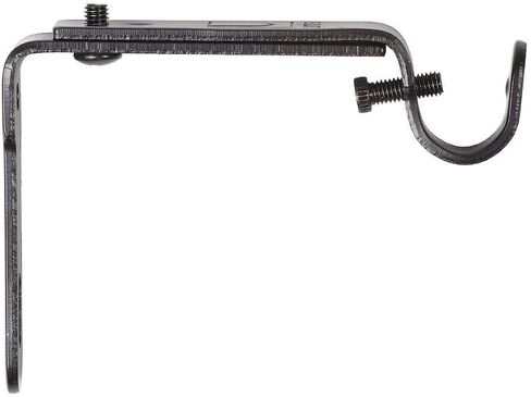 Umbra 244930-038 , Black Adjustable Bracket for Drapery Rod, Single Pack with 2 Piece in Saudi Arabia
