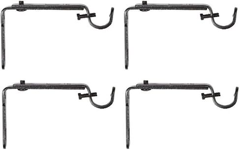 Umbra 244930-038 , Black Adjustable Bracket for Drapery Rod, Single Pack with 2 Piece in Saudi Arabia