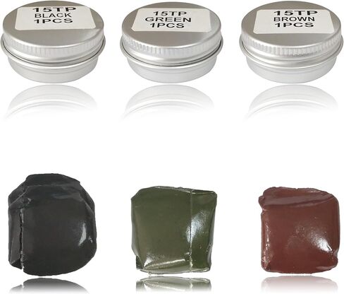 غطاس معجون التنجستين، 3 قطع من معجون التنجستين لوزن سمك الشبوط وشعر صيد السمك سريع السرعة ديربي سيارة وطعم صيد السمك أسود/أخضر/بني in Kuwait