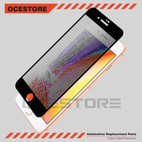 OCESTORE Compatible with iP-hone 7 Plus / 8 Plus Privacy Glass Screen Protector,(2 Pack) Anti-Spy Anti-Fingerprint Ultra-Thin Anti-Scratch 9H Hardness Tempered Glass Protective Film in Saudi Arabia