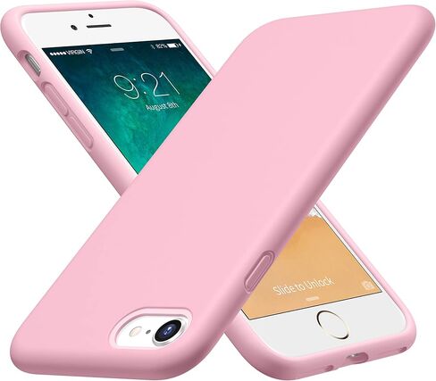 CellEver Heavy-Duty Silicone Case for iPhone SE 2022 (3rd Gen)/iPhone SE 2020 (2nd Gen)/iPhone 8/7 - Military Drop Protection, Elevated Screen & Camera Protection, Scratch-Free Interior, Bright Red in Saudi Arabia