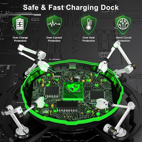 Ukor Fast Charging 2600mAh Rechargeable Battery Packs with Charger for Xbox One/Xbox Series X|S Xbox One S/Xbox One X/Xbox One Elite Wireless Controller, Long Lasting Intelligent Protection in Saudi Arabia