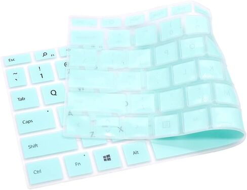 Keyboard Cover for 12.4" Surface Laptop Go 2 14" 2022 & Surface Laptop Go 2021 2020 with Touchscreen Keyboard Skin (Green) in Kuwait