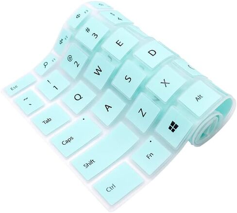 Keyboard Cover for 12.4" Surface Laptop Go 2 14" 2022 & Surface Laptop Go 2021 2020 with Touchscreen Keyboard Skin (Green) in Kuwait