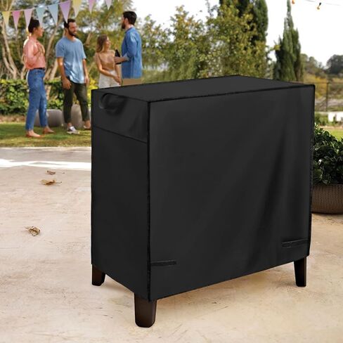 Patio Cooler Cart Cover, Fits for Most 80 Quart Rolling Cooler Cart Cover, Waterproof Patio Ice Chest Protective Covers for Outdoor Bar Cart, 33L X 19W X31H in in Kuwait